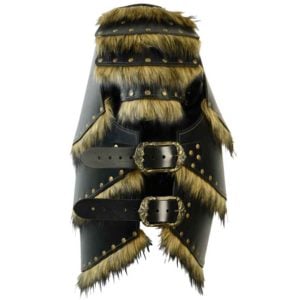 Savage Warrior Leather Armour with Pauldrons