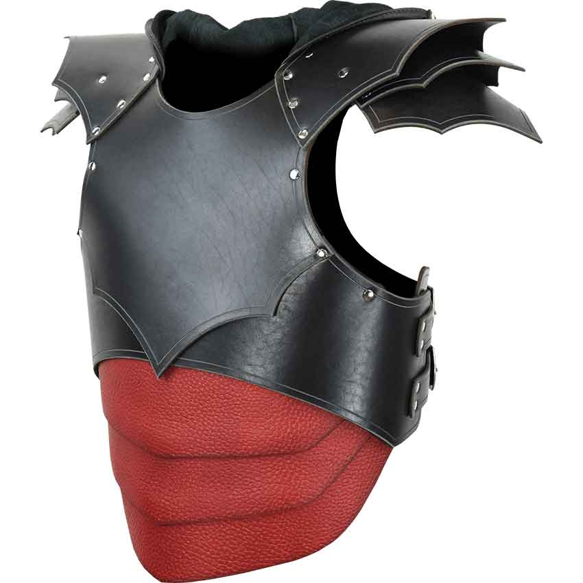 Medieval Leather Armor Black Leather Dragon Rider Armor Fantasy wear for  Stage, LARP or Re-Enactment Leather (S) : : Sports & Outdoors