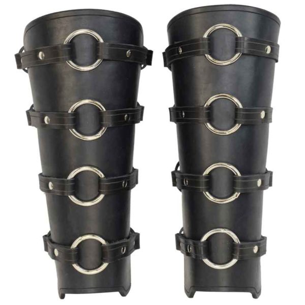 Berserker Leather Greaves