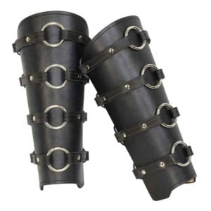 Berserker Leather Greaves