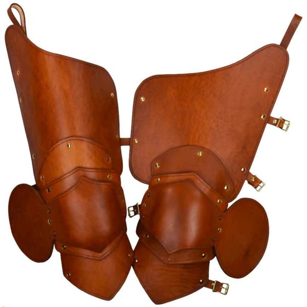 Knightly 3/4 Leather Leg Armour