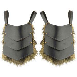 Savage Warrior Leather Tassets
