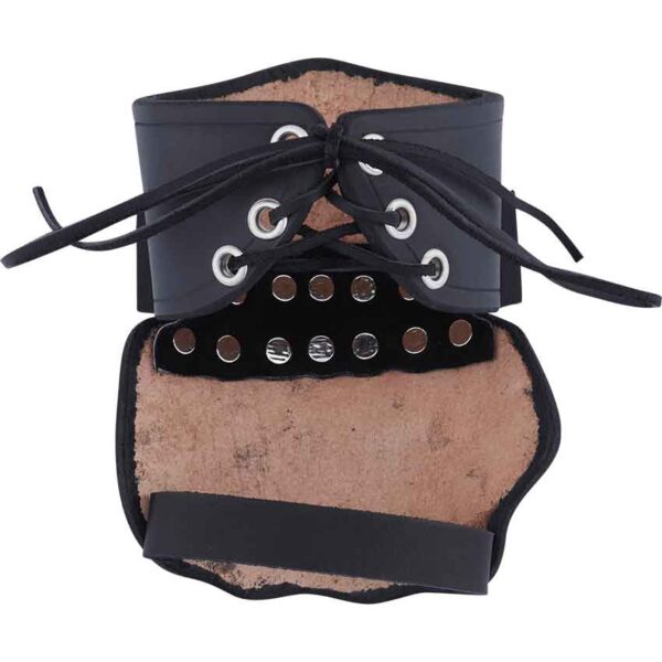 Warriors Leather Half Gauntlets