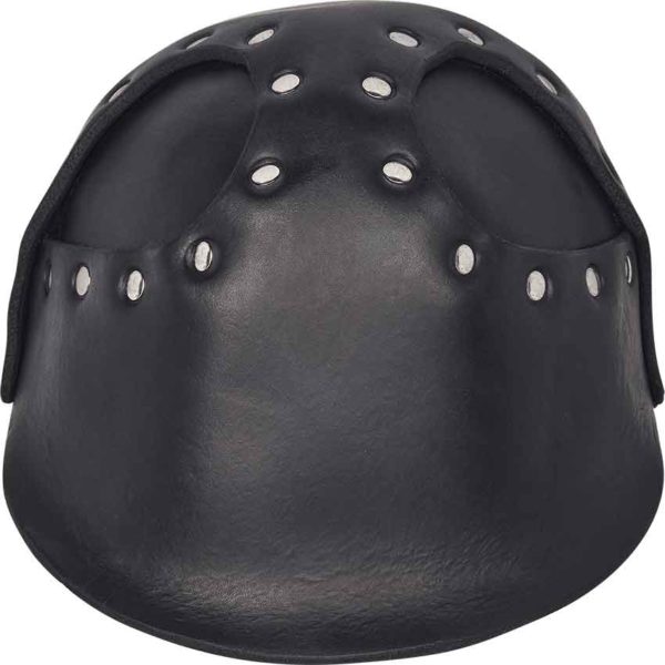 Leather Helm with Nasal Guard