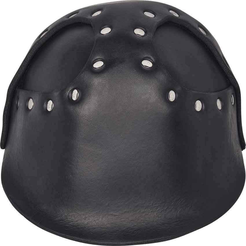 Leather Helm with Nasal Guard