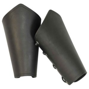 Plain Leather Arm Bracers