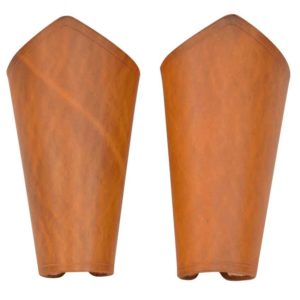 Plain Leather Arm Bracers