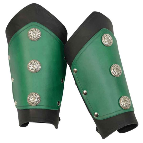 Deluxe Celtic Leather Arm Bracers