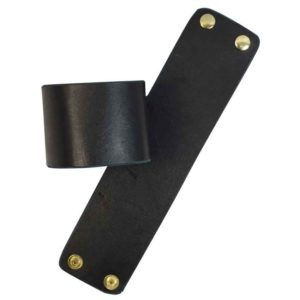 Plain Leather Wrist Cuffs