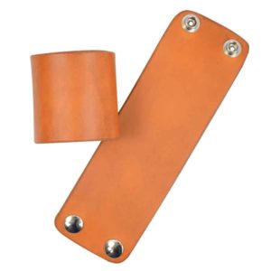 Plain Leather Wrist Cuffs