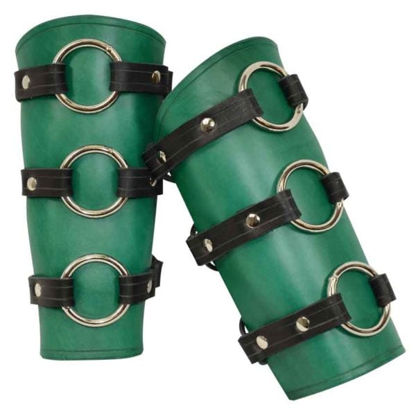 Berserker Leather Arm Bracers