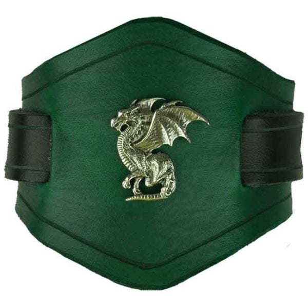 Winged Dragon Leather Wrist Cuffs