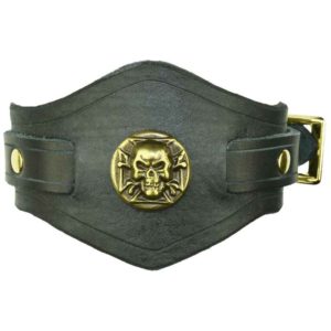 Pirates Leather Wrist Cuffs