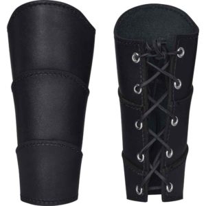 Classic Warrior Leather Arm Bracers