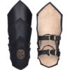 Dueling Dragons Leather Bracers