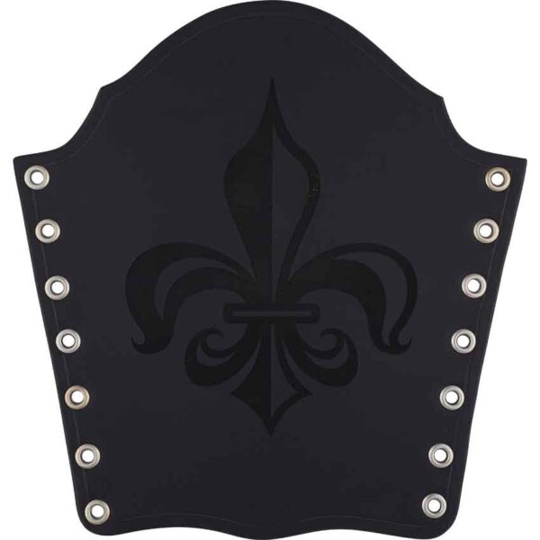 Engraved Fleur de Lis Bracers