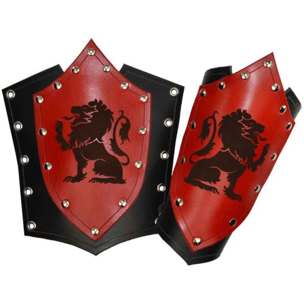 Majestic Lion Shield Bracers