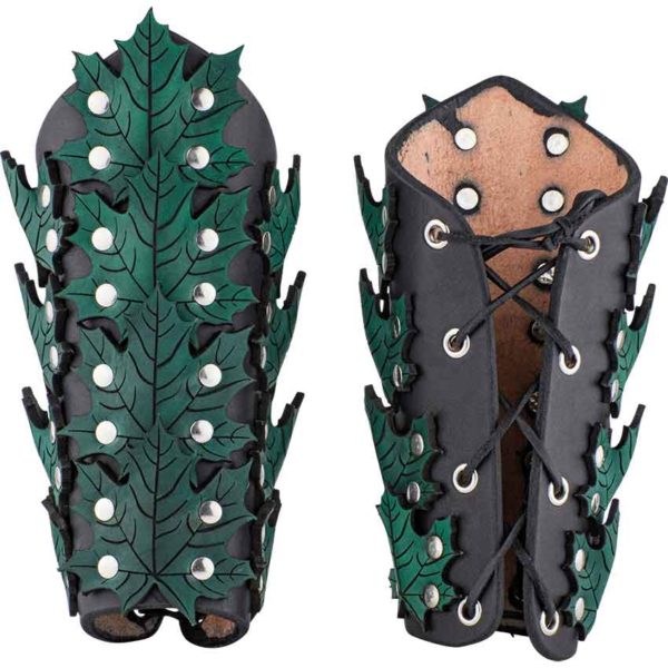 Scaled Leaf Arm Bracers