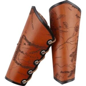 Middle Earth Map Bracers