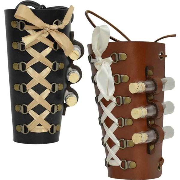 Ladies Steampunk Bracer with Vials