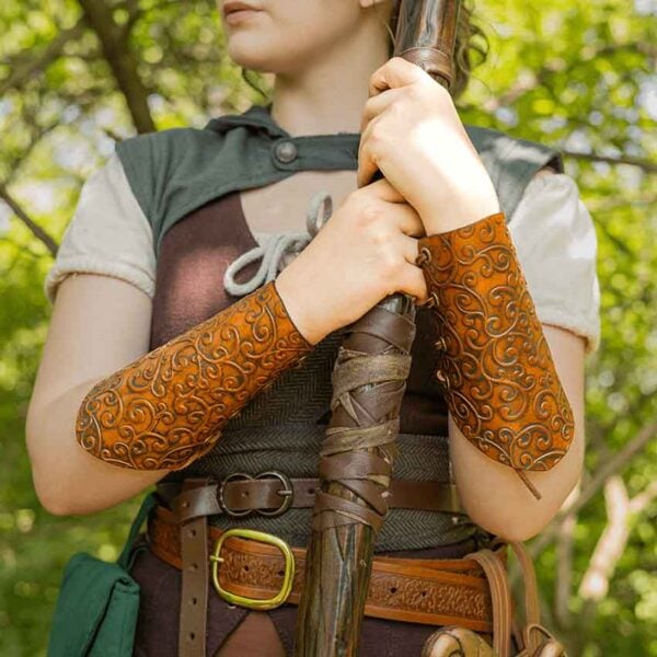 Elven Swirl Arm Bracers