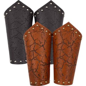 Ancient Warrior Leather Bracers