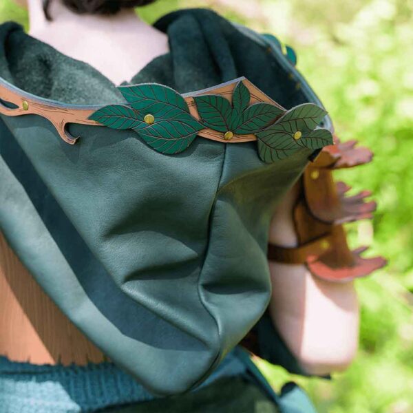 Hooded Woodland Bolero Jacket with Pauldrons