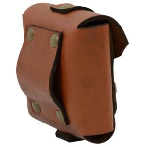 Small Gothic Leather Belt Pouch