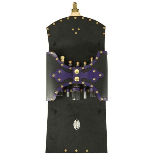 Alchemist Pouch with Glass Vials