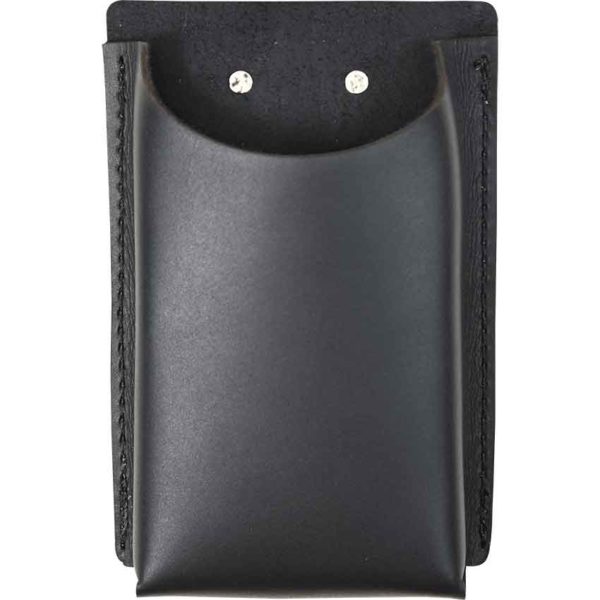 Open Top Leather Phone Holder