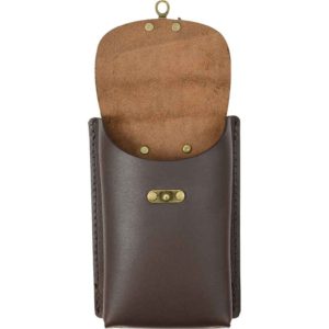 Leather Phone Holder with Clasp
