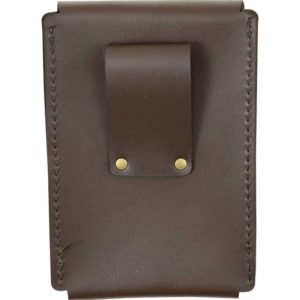 Leather Phone Holder with Clasp