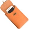 Celtic Leather Phone Holder with Clasp