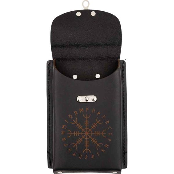 Helm of Awe Leather Phone Holder