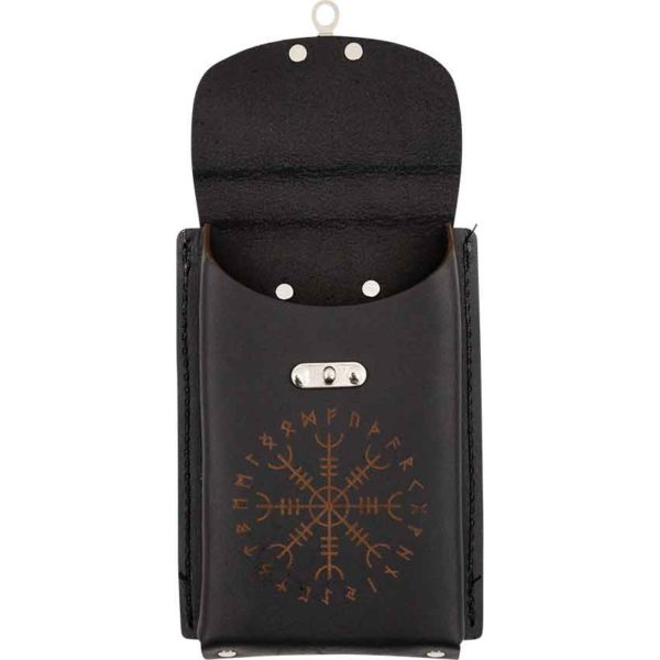 Helm of Awe Leather Phone Holder