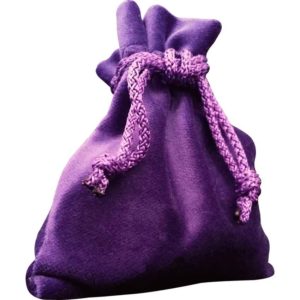 Purple Velvet Pouch