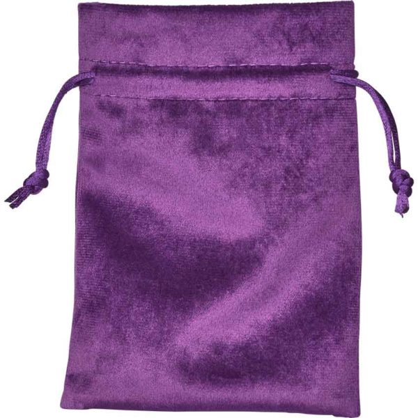 Purple Velvet Pouch