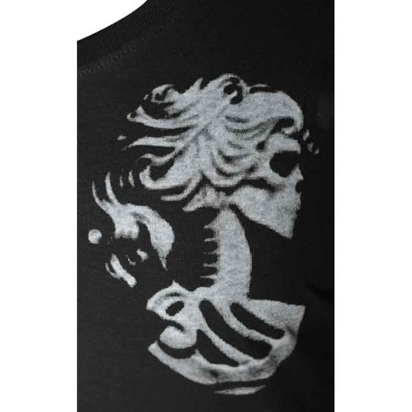 Gothic Skeleton Lady T-Shirt