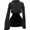 Gothic Black Lace Bolero Jacket