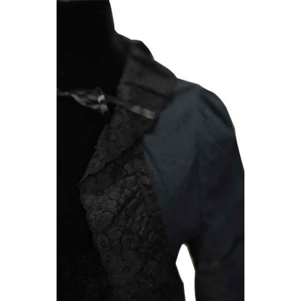 Gothic Black Lace Bolero Jacket