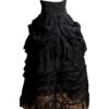Gothic High Waist Bustle Skirt
