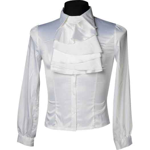 White Satin Marquis Shirt