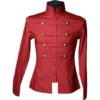 Gothic Red Cotton Naval Shirt