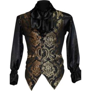 Gothic Gold Brocade Waistcoat