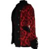 Red Brocade Lady Pirate Jacket