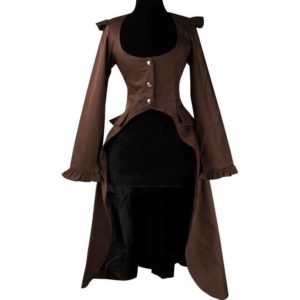 Brown Steampunk Elegant Aristocrat Coat