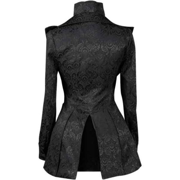 Black Brocade Countess Jacket