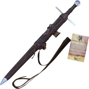 Crusader Sword With Scabbard and Belt
