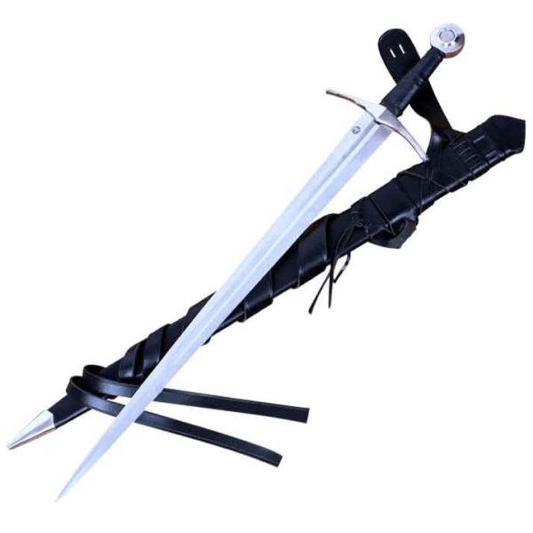 Medieval Knights Sword With Scabbard