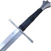 Two Handed Gothic Sword With Scabbard
